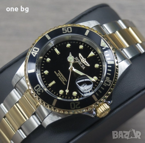 Оригинален  часовник Invicta Pro Diver two tone , снимка 2 - Мъжки - 52025256