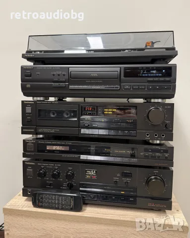 🔈Ретро аудио система - сет TECHNICS - Class AA - усилвател, сд, дек, тунер🔈, снимка 4 - Аудиосистеми - 56244783