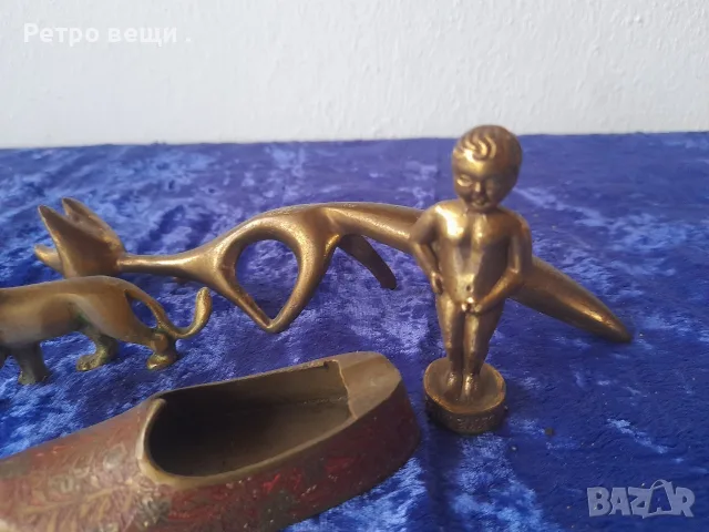 Стари месингови фигурки, снимка 4 - Колекции - 56476063
