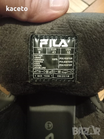 Оригинални зимни мъжки обувки FILA размер -43, снимка 8 - Мъжки боти - 52965084