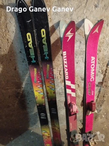 Ретро детски ски. , снимка 2 - Антикварни и старинни предмети - 52676180
