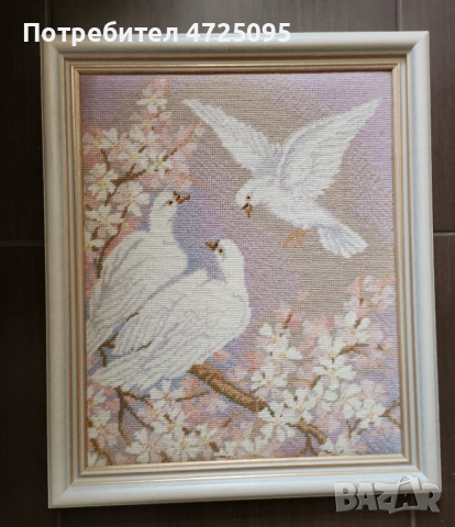 Гоблен с гълъби