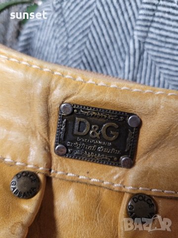 DOLCE & GABBANA винтидж  мини чанта естествена кожа , снимка 13 - Чанти - 44178302