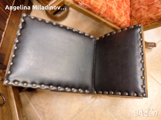 Винтидж столчета  за обуване на обувки , снимка 5 - Столове - 51850118