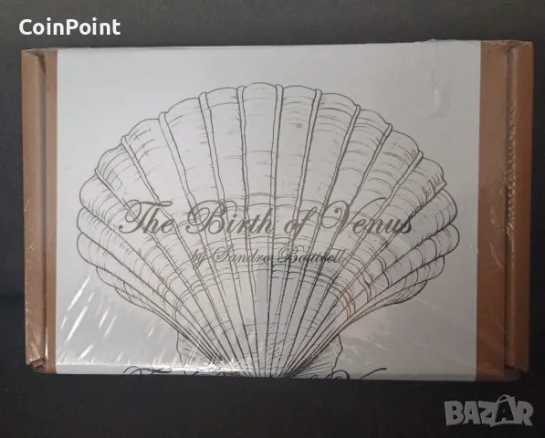 Сребърно цветно кюлче 1000 Francs 2025 Elonga bar Birth of Venus, снимка 5 - Нумизматика и бонистика - 48956683