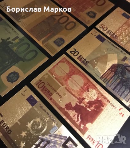 Позлатени ламинирани банкноти , снимка 12 - Други ценни предмети - 31182644