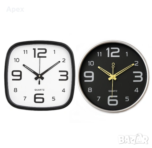 Електронни Стенни Часовници. Дигитален Стенен Часовник с Термометър и Голям Дисплей.Digital Clock, снимка 14 - Стенни часовници - 54174807