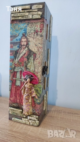 Подарък кутия за бутилка вино