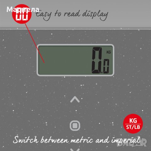 Salter 9163 GYGL3R кантар анализатор телесни мазнини/вода и ИТМ, снимка 5 - Други - 42416599