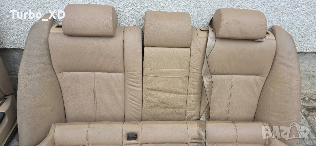 Продавам бежев кожен салон за BMW E39 комби, снимка 10 - Части - 51966204