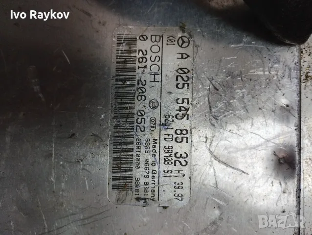 компютър , ECU , MERCEDES W202 , BOSCH  0261206052 , A 0255458532, снимка 3 - Части - 56334333