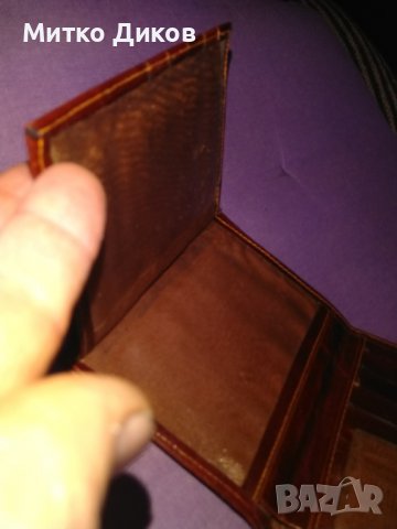 Портфейл естествена кожа 130х110 мм №7, снимка 6 - Портфейли, портмонета - 39204387