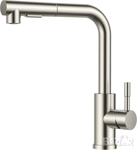 НОВ Смесител за кухня с издърпващ чучур 