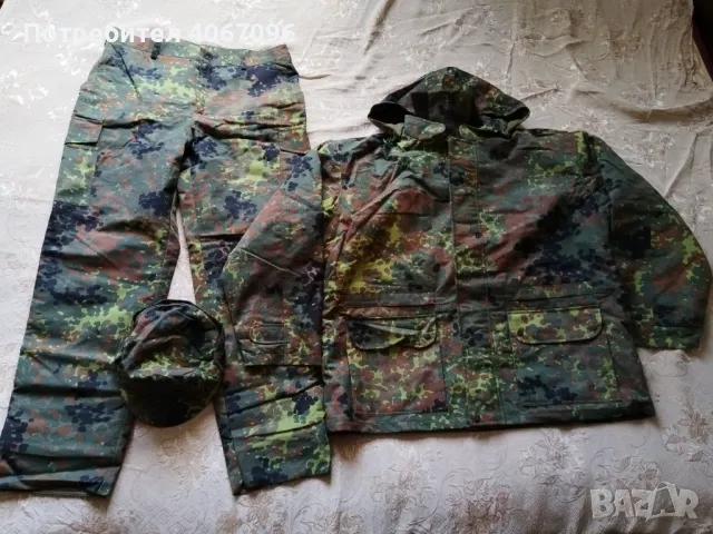 Камуфлажен комплект Flecktarn - gore-tex , снимка 1 - Екипировка - 47460178