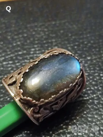 стар сребърен пръстен , снимка 3 - Пръстени - 50276645