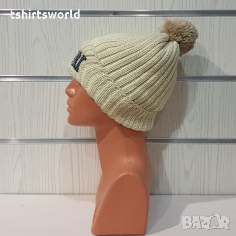 Нова зимна шапка Ню Йорк с помпон/пух, снимка 11 - Шапки - 35463004