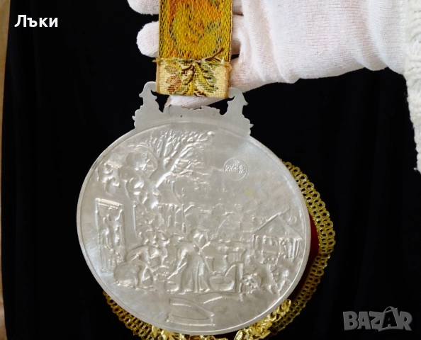 Калаено пано,плакет Есен на WMF,колоритна картина. , снимка 9 - Антикварни и старинни предмети - 52931122