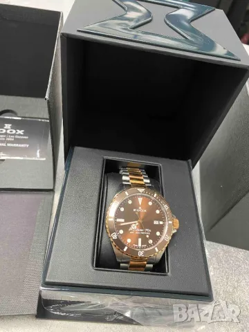 Часовник EDOX SKY DRIVER 70s в гаранция, снимка 2 - Мъжки - 49716323