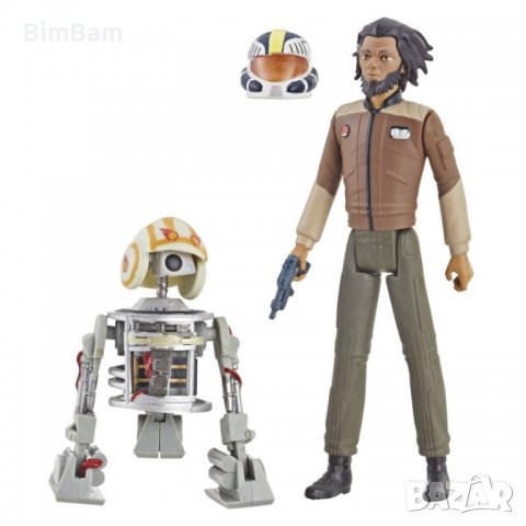 Комплект фигурки Star Wars - Jarek Yeager & Bucket (R1-J5) Hasbro, снимка 2 - Фигурки - 39447974