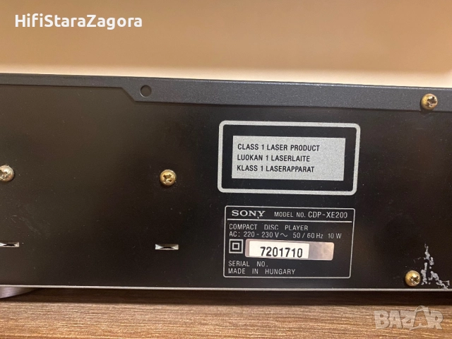 SONY CDP XE200 , снимка 7 - Ресийвъри, усилватели, смесителни пултове - 52527548
