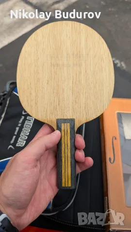 Nittaku Acoustic Carbon Inner G-Revision + Stiga DNA Pro, снимка 2 - Тенис - 56040043