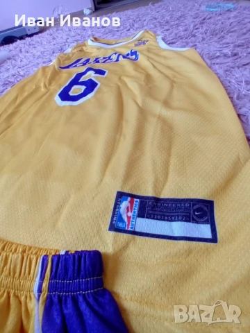 Чисто нов оригинален екип на Los Angelis Lakers - LeBron James, снимка 10 - Баскетбол - 50661640