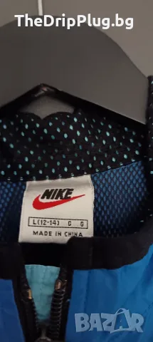 Nike размер L мъжко яке тип ветровка в син цвят , снимка 3 - Якета - 56217044
