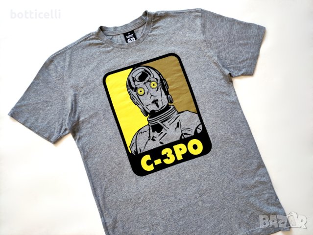 Addict x Star Wars C-3PO Short Sleeve Mens - M - оригинална мъжка тениска, снимка 2 - Тениски - 42091869