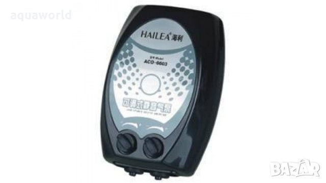 "ПРОМОЦИЯ" Въздушна помпа Hailea ACO-6603 7л/м, снимка 2 - Оборудване за аквариуми - 31402753