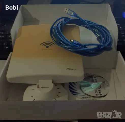 WIFI антена Kinamax TS-9900, 5800mW, 58dBi , снимка 4 - Мрежови адаптери - 48337175
