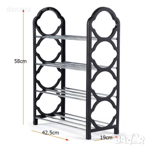 3816 Етажерка за обувки на 4 нива, снимка 5 - Органайзери - 41538929