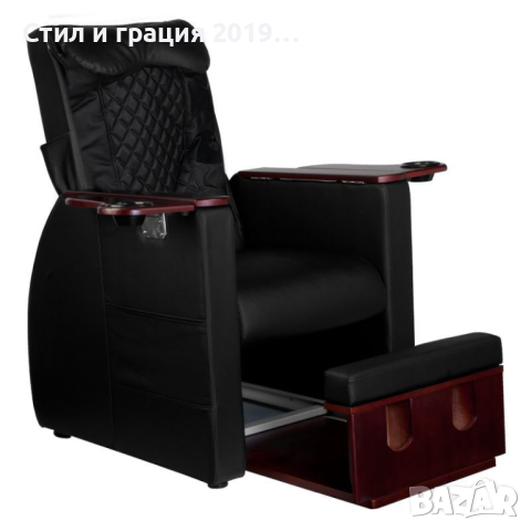 Стол за педикюр Azzurro 101 с масаж - бежово/черно, снимка 3 - Педикюр и маникюр - 44532270