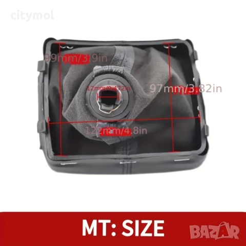 Кожен маншон с топка за скоростен лост VW Polo 9N (2001-2009) 5 скорости, снимка 5 - Аксесоари и консумативи - 52136298