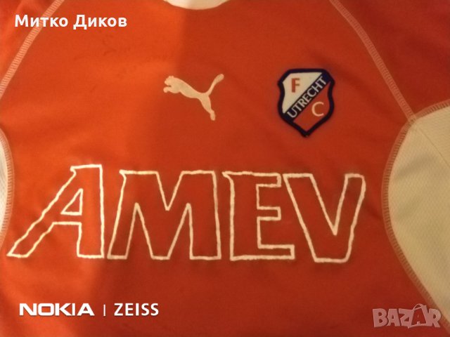 Утрехт Холандия футболна тениска с три подписа размер М, снимка 8 - Футбол - 31762215