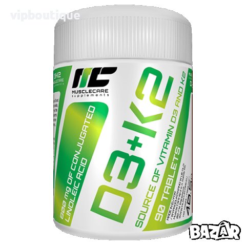 Витамини D3+K2 90 таблетки