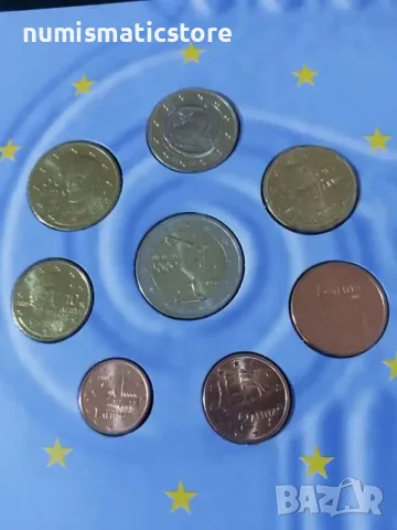 Гърция 2002-2004 - Евро сет - комплектна серия , 8 монети, снимка 2 - Нумизматика и бонистика - 56300512