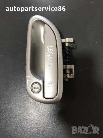 Външна дръжка на предна лява врата Сребърен за Subaru Legacy (2001) , снимка 2 - Части - 54226281