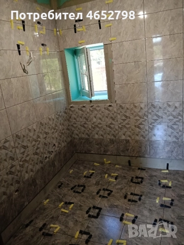 Лепене на фаянс, включващо подготовка на основата и полагане на лепило, снимка 4 - Строителни работници - 52523065