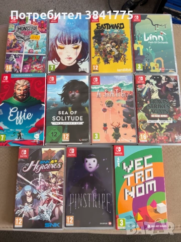 Комплект от 18 нови игри за Nintendo Switch, снимка 4 - Игри за Nintendo - 54255622