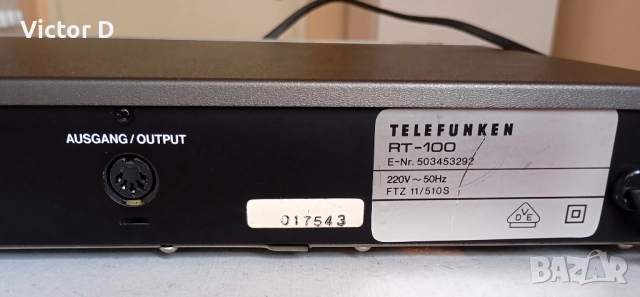 ТЕLEFUNKEN RT-100 - СТЕРЕО Тунер , снимка 9 - Ресийвъри, усилватели, смесителни пултове - 52991064