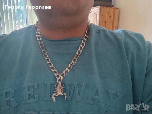 Нов!!!Сребърен ланец 925, снимка 4 - Колиета, медальони, синджири - 54341479