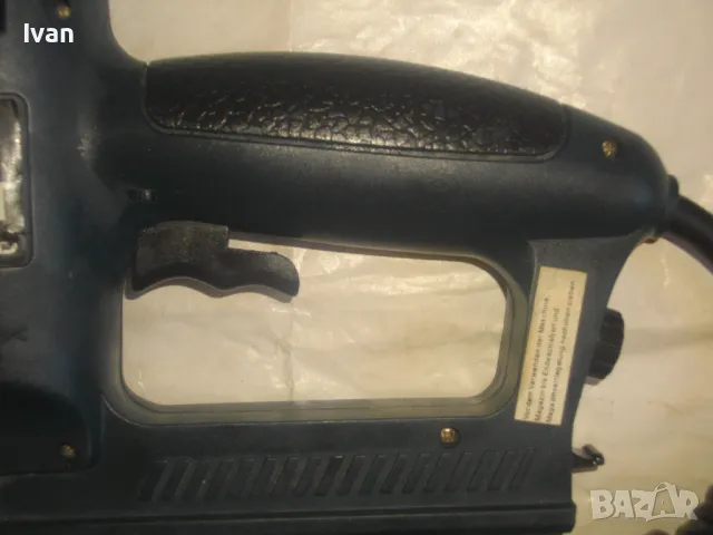 Немски Електрически Дърводелски Тапицерски ТАКЕР КОМБИНИРАН скоби пирони до 16мм ОТЛИЧЕН Top Craft , снимка 3 - Други инструменти - 47601706