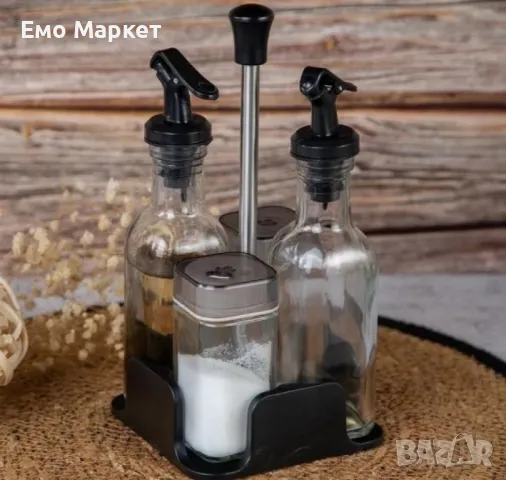 Комплект за подправки ЛУКС, оливерник 5 части!, снимка 10 - Други - 48888439