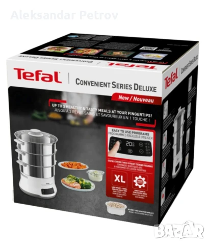 уред за готвене на пара Tefal Convenient Series Deluxe VC502D10. , снимка 6 - Уреди за готвене на пара - 50836734