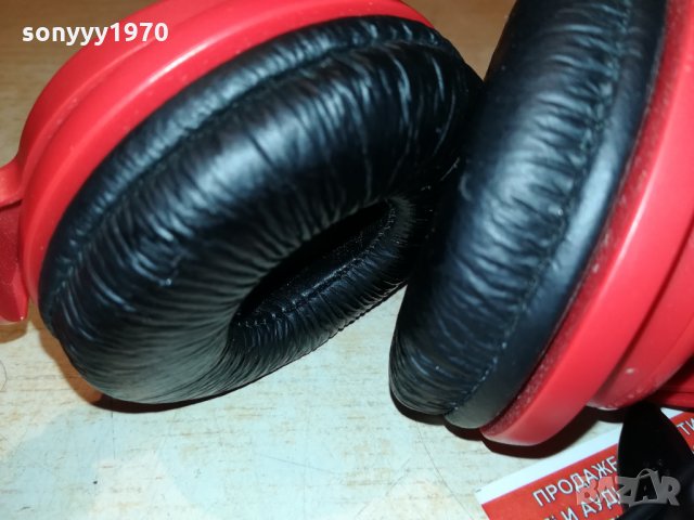 SONY PLAYSTATION RED HEADPHONES 0610210840, снимка 6 - Слушалки и портативни колонки - 34364711