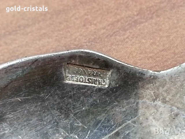 Сребърна лъжичка франция, снимка 3 - Антикварни и старинни предмети - 29225042