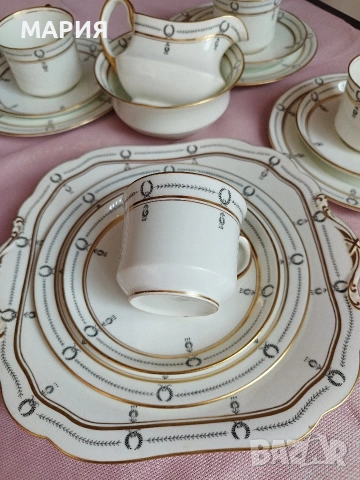 Aynsley 1905г костен сервиз , снимка 18 - Антикварни и старинни предмети - 53923310