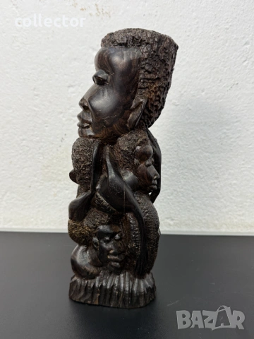 Африканско племенно изкуство - „Дървото на живота“ №8044, снимка 3 - Антикварни и старинни предмети - 54013378