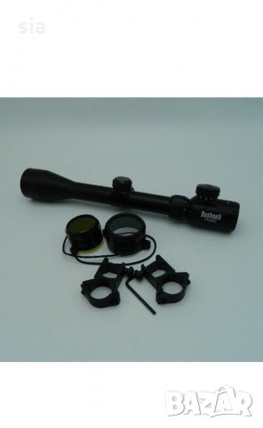 Оптичен прицел Bushnell 3-9х40 с монтажни скоби, черен, снимка 2 - Оборудване и аксесоари за оръжия - 30136862