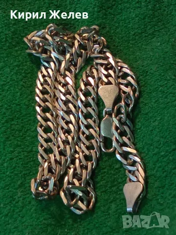 ODEMA 295 ВЕЛИКОЛЕПЕН СРЕБЪРЕН ЛАНЕЦ СРЕБРО 925 ЗДРАВА РЕТРО АРТ ПЛЕТКА РЪЧНА ИЗРАБОТКА 26765, снимка 15 - Колиета, медальони, синджири - 49959863